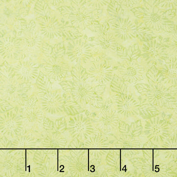Tonga Batiks - Pastel Daisy Flowers Palm Yardage