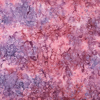 Tonga Batiks - Plumberry Lakehouse Rose Yardage