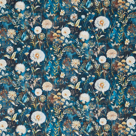 Forest Whispers - Midnight Wild Floral Night Yardage
