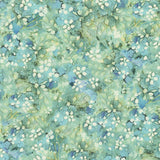 Forest Whispers - Tonal Floral Green Yardage
