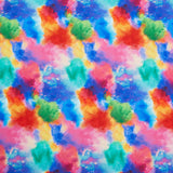 Painted Guitar - Watercolor Brush Strokes Bright Yardage