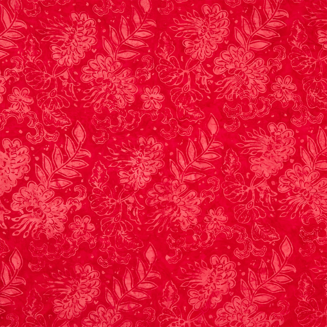 Tonga Batiks - Happy Balinese Floral Cherry Yardage
