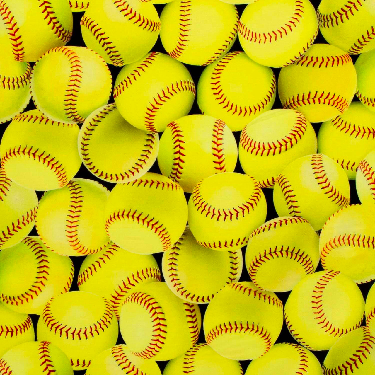Sports - Packed Softball Yellow Yardage