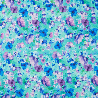Bellagio - Floral Field Green Yardage