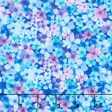 Bellagio - Small Packed Flowers Multi Yardage