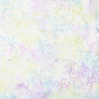 Tonga Batiks - Dreamer Stamped Flowers Soft Yardage