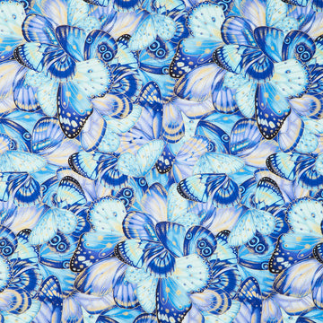 Escapade - Butterflies Wings Multi Metallic Yardage