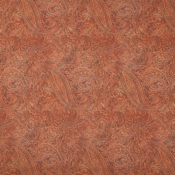 Home On The Range - Tooled Leather Paisley Leather Yardage