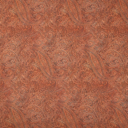 Home On The Range - Tooled Leather Paisley Leather Yardage