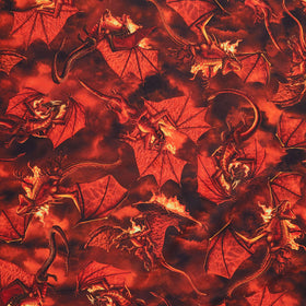 Dragon Fire - Dragon Battle Flame Yardage