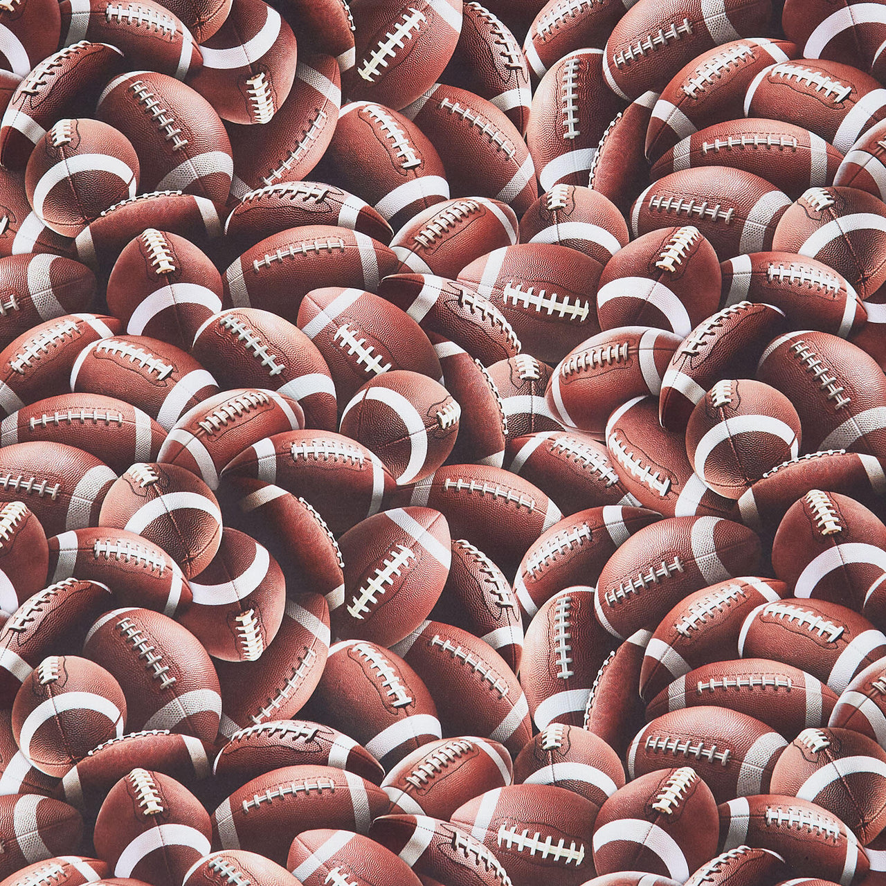 Sports - Packed Football Ball Brown Yardage