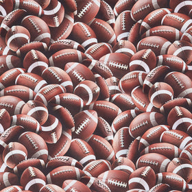 Sports - Packed Football Ball Brown Yardage