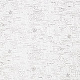 Spaced Out - Scientific Formulas White Yardage