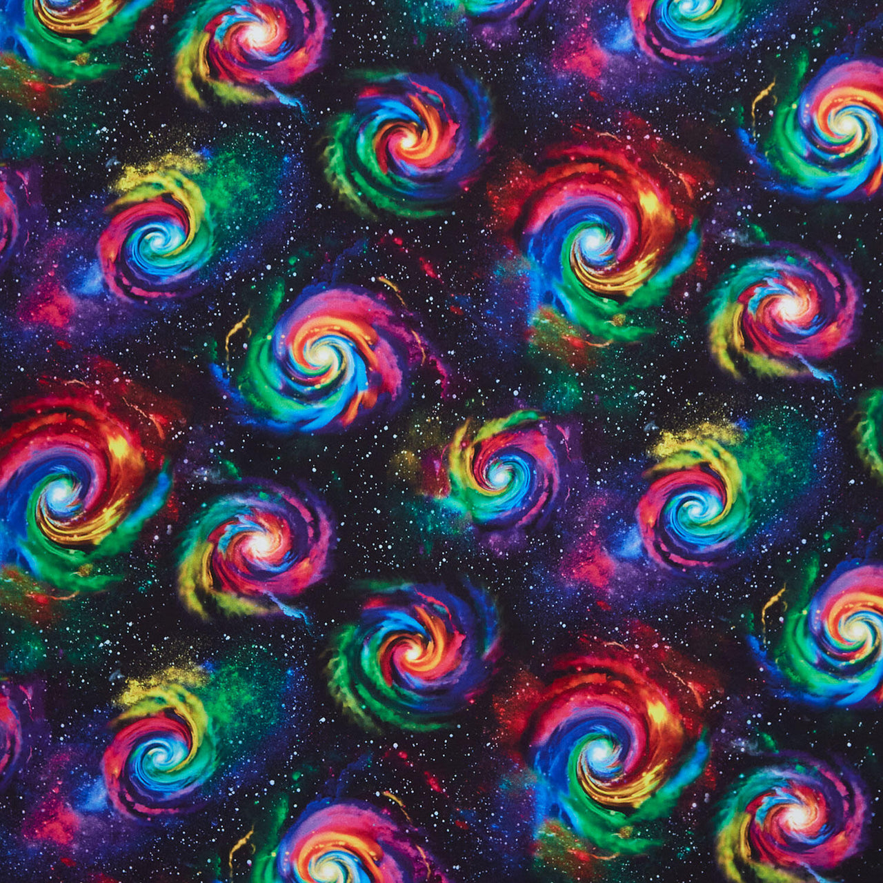 Spaced Out - Galaxy Burst Black Yardage