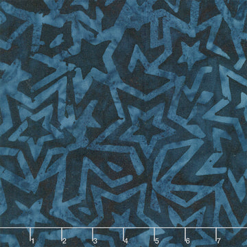 Tonga Batiks - Patriot's Pride Packed Star Outline Patriot Yardage
