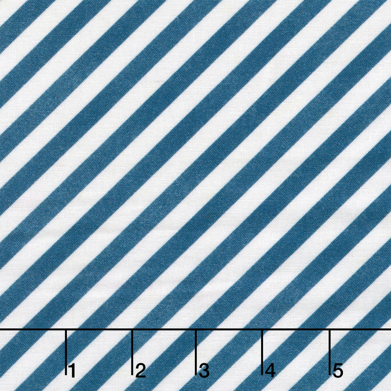 Let Your Light Shine - Bias Stripe Blue Yardage