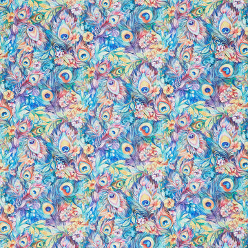 Wild Beauty - Fantasy Plumes & Floral Dream Yardage