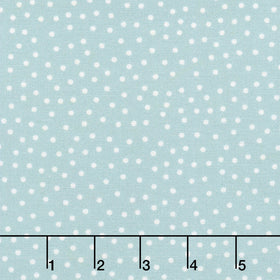 Til The Cows Come Home - Dots Chambray Yardage