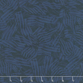 Path To Freedom - Wavy Tonal Flags Night Yardage