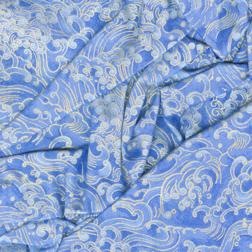 Moonlight - Waves Metallic Yardage