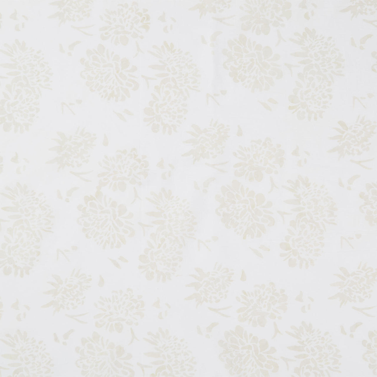 Tonga Batiks - Linen Tossed Flowers Snow Yardage