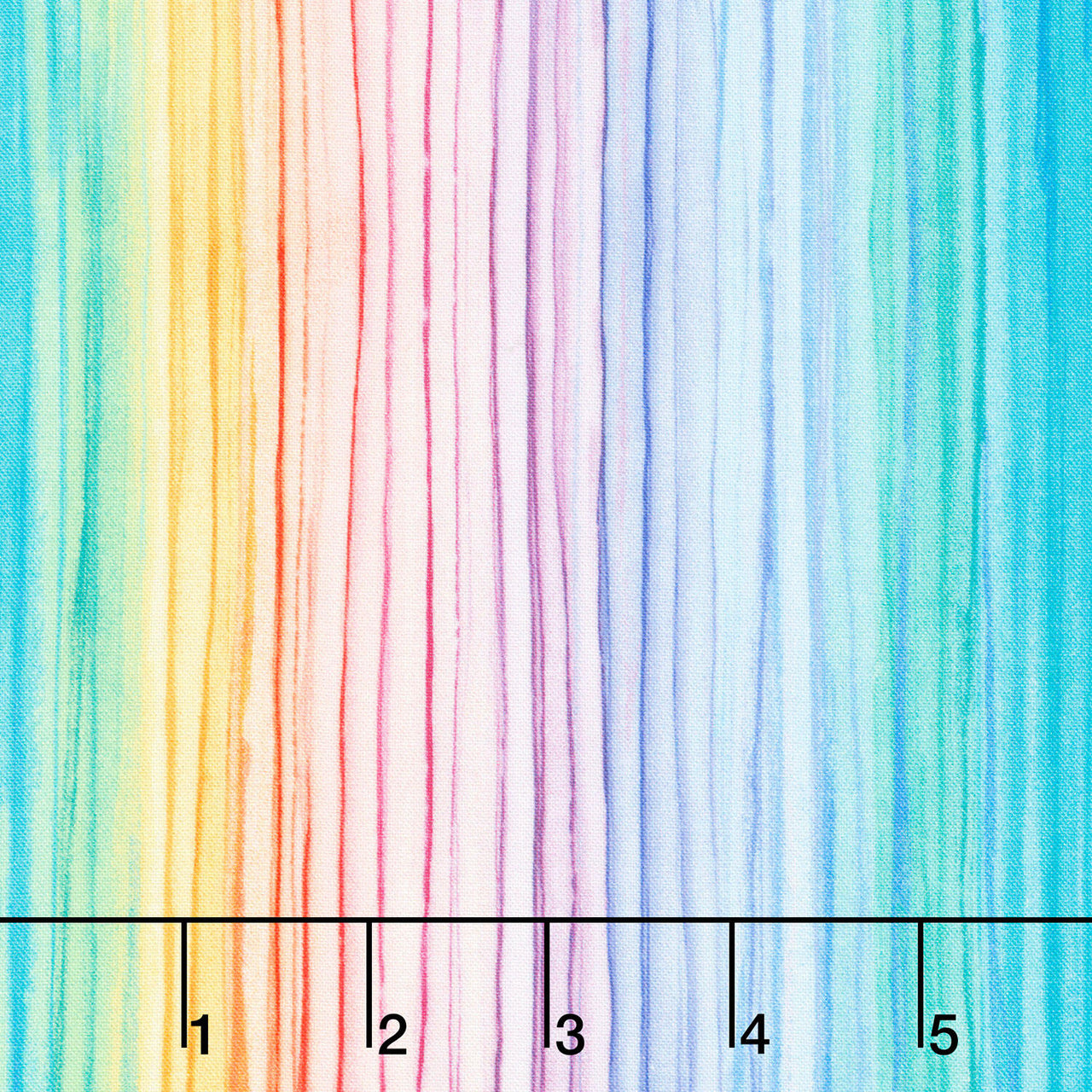 Meadow Bloom - Meadow Stripes Multi Digitally Printed Yardage