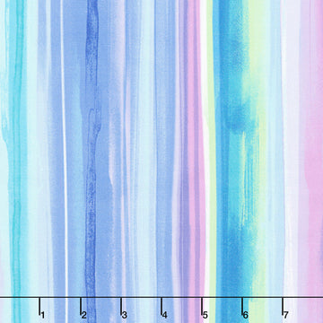 Dream - Multi Stripes Multi Digitally Printed Yardage