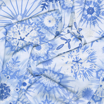 ICE - Glitter Frost Sky Metallic Yardage