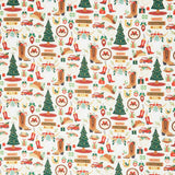 Cowboy Christmas - Western Holiday Decor Beige Yardage