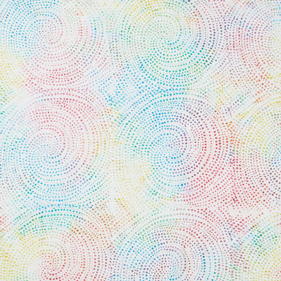 Tonga Batiks - Happy Accents Dotty Spiral Smile Yardage