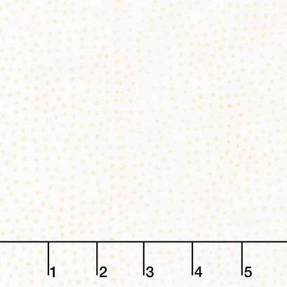 Tonga Batiks - Mistletoe Water Color Dots Cream Yardage
