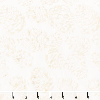 Tonga Batiks - Mistletoe Pinecones Vanilla Yardage