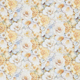 Lumiere - Packed Flower Heads Cream Digitally Printed Yardage