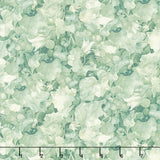Lumiere - Packed Leaves Green Digitally Printed Yardage