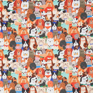Dogs - Packed Dogs Multi Yardage