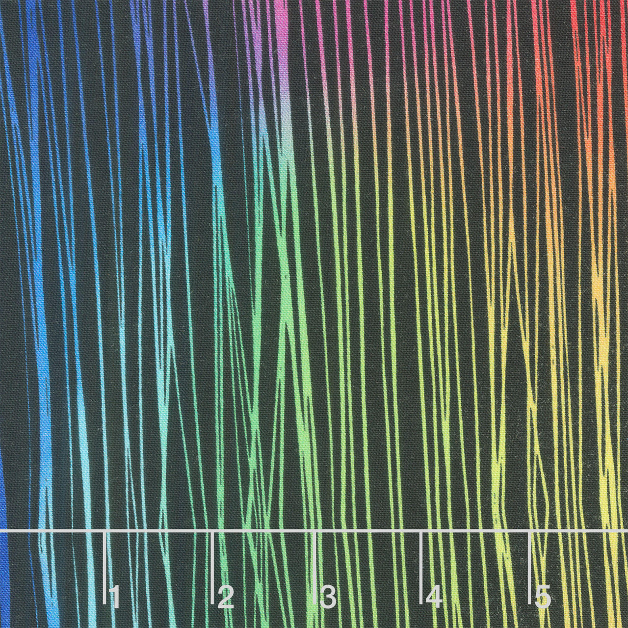 Painted Guitar Prismacolor Stripe Multi Yardage