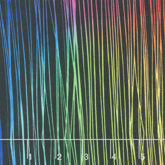 Painted Guitar Prismacolor Stripe Multi Yardage
