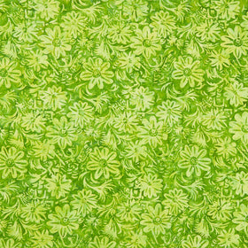 Tonga Batiks - Valley Blossom Spring Floral Sprout Yardage