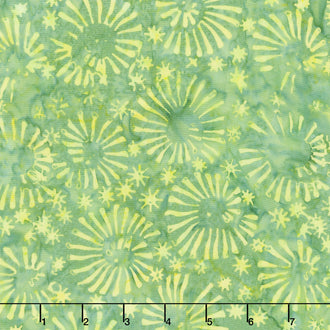 Tonga Batiks - Valley Blossom Snazzy Swirls Zest Yardage