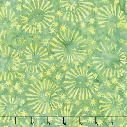 Tonga Batiks - Valley Blossom Snazzy Swirls Zest Yardage