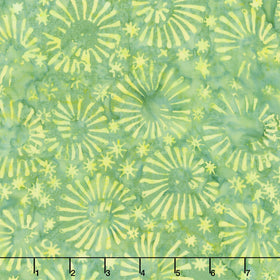 Tonga Batiks - Valley Blossom Snazzy Swirls Zest Yardage
