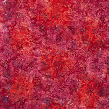 Tonga Batiks - Geranium Tiger Lily Geranium Yardage