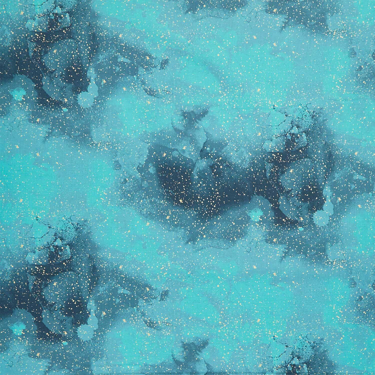 Endless Sky - Sparkle Sky Jade Metallic Yardage