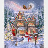Christmas Eve - Holiday House Multi Panel