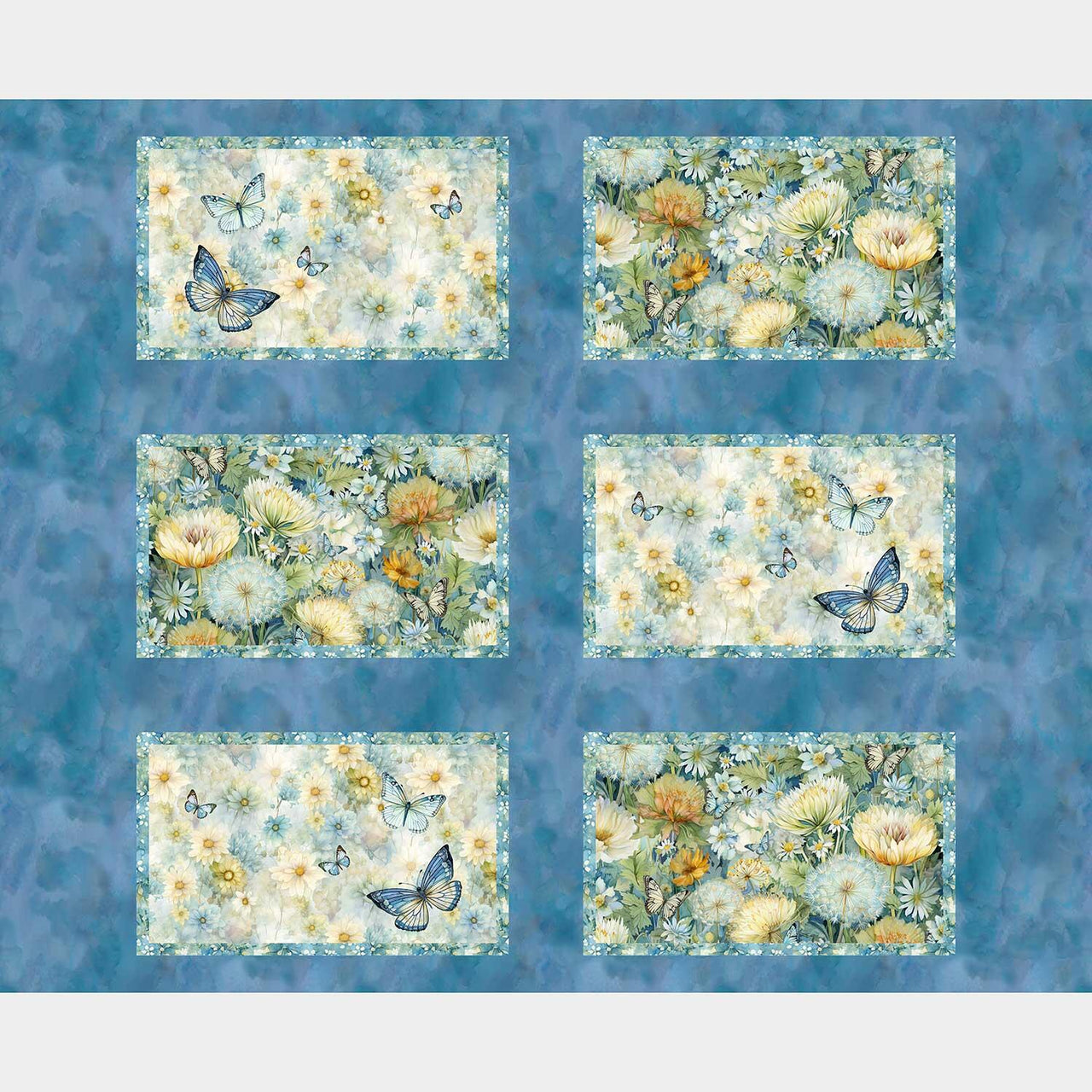 Forest Whispers - Floral Placemat Panel