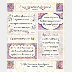 Connected By Heart - Cream Panel