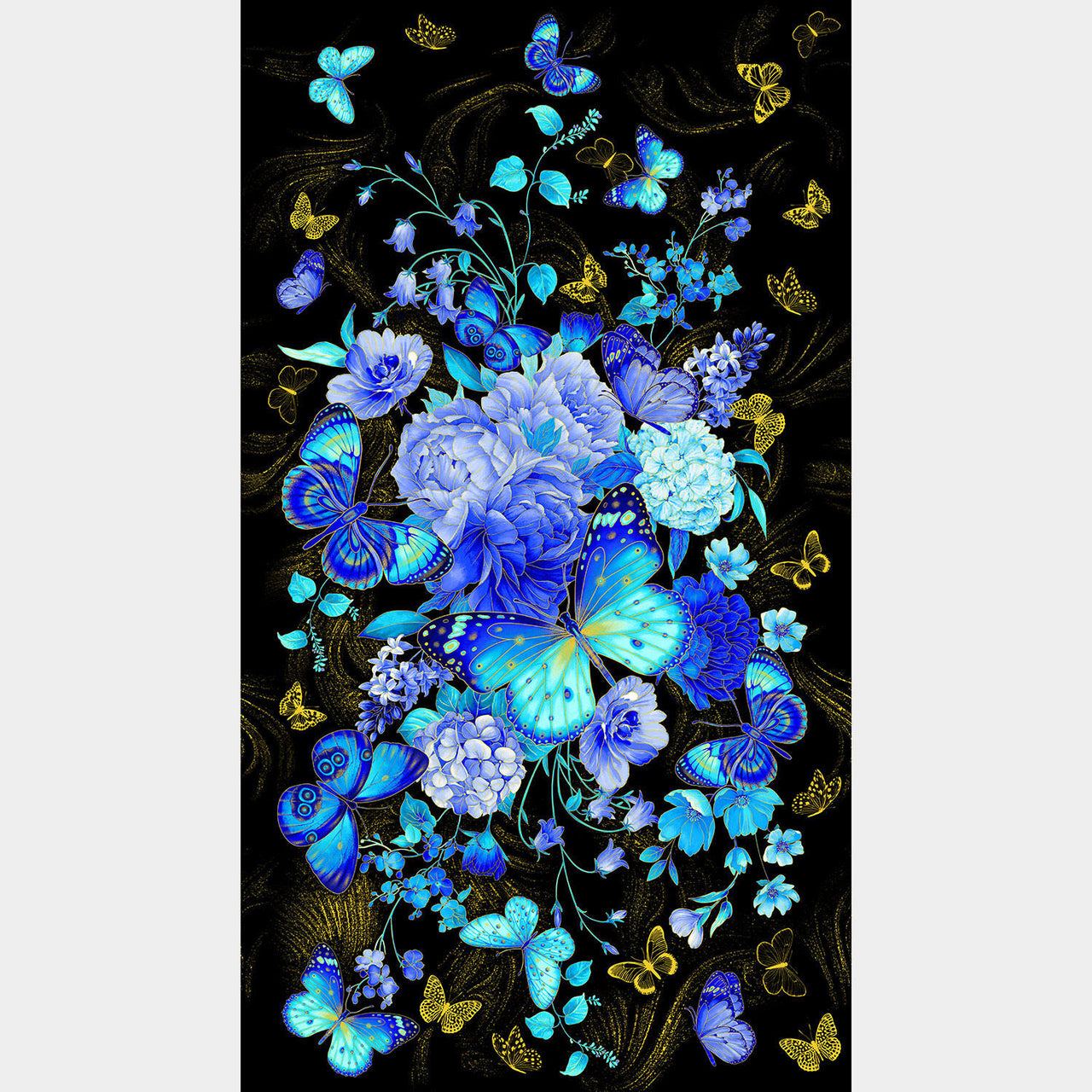 Escapade - Butterfly Black Metallic Panel