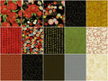 Lotus Garden Fat Quarter Metallic Bundle