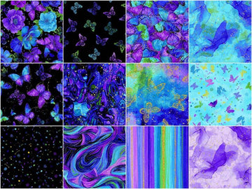 Evening Glow Metallic Fat Quarter Bundle