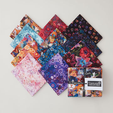 Calico Cat Digitally Printed Fat Quarter Bundle